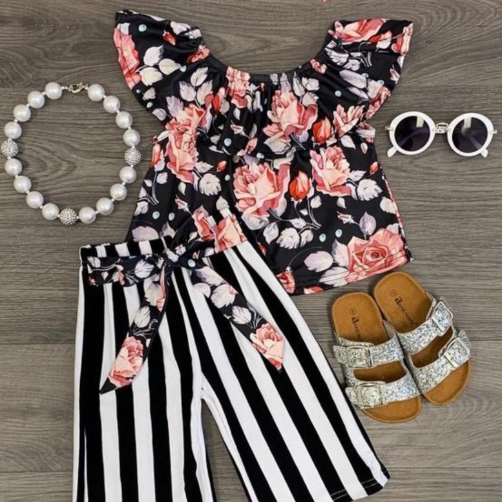 Little Lady Pinstripe Outfit